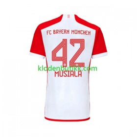 Bayern München Jamal Musiala 42 Hjemme Fotballdrakt 2023/24 Kortermet